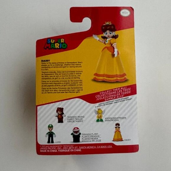 Princess Daisy Nintendo Super Mario Bros Mini Figure 2023 Jakks Pacific 3" NIB - Picture 2 of 3
